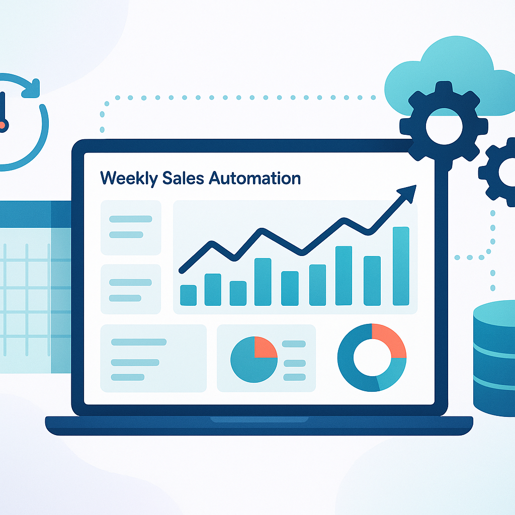 Weekly sales reporting automation